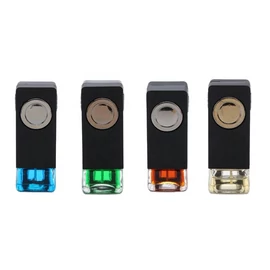 Autós illatosító szellőzőcsavaros aroma diffúzor légfrissítő üres műanyag palackkal, 5 ml-es