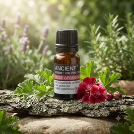 Ancient Wisdom 10 ml Rose Geranium(Pelargonium Graveolens & P/Rosa Egypt) Illóolaj