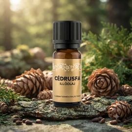 Aranycímkés Cédrusfa természetes illóolaj 10ml