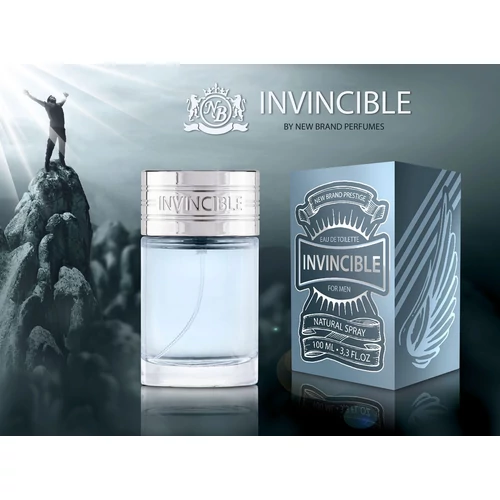 NEW BRAND INVINCIBLE EAU DE TOILETTE 100ml (Férfi)