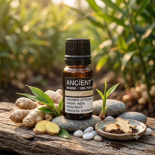 Ancient Wisdom 10 ml Gyömbér (Zingiber Officinale) Illóolaj
