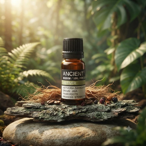 Ancient Wisdom 10 ml Vetiver (Vetiveria Zizanioides ) Illóolaj