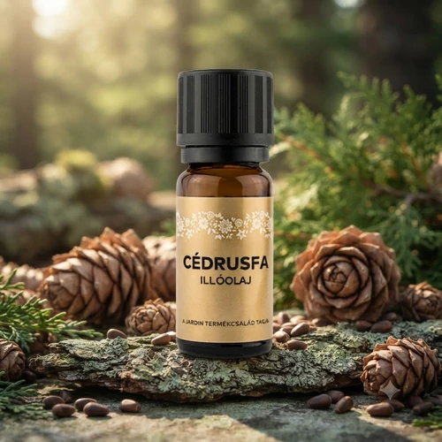 Aranycímkés Cédrusfa természetes illóolaj 10ml