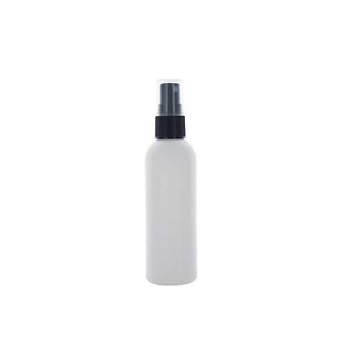 SET -Flakon, 100 ml, fehér, HDPE -POLIHENG+Szórófej, FBOG 220 mm, fekete, PP, transzp. Védőkupakkal