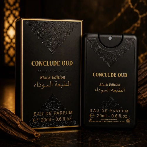 Omerta- CONCLUDE OUD- Black Edition 20ml zseb parfüm- EAU DE PARFUM