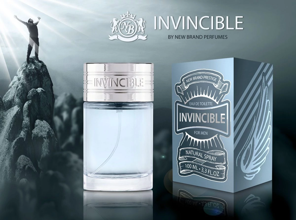 NEW BRAND INVINCIBLE EAU DE TOILETTE 100ml (Férfi)